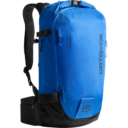 Ortovox Free Rider 28 - Freeride-Rucksack blue note - 21 bis 30 Liter Volumen, kompakter Rucksack mit Rolltop für flexible Volumenerweiterung und optimalen Tragekomfort, PFC-frei und klimaneutral.