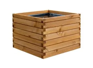 dobar® 29220FSCe Hochteich Alea - Massiv-Holz Gartenteich - Teichbecken aus wetterfestem FSC-Kiefernholz, pflegeleicht mit Kabelkanal und 250 Liter Volumen, inklusive Teichfolie für einfache Abdichtung.