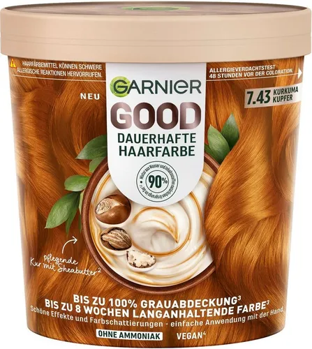 GARNIER Haarfarbe GARNIER GOOD, Set, langanhaltendes, natürlich aussehendes Farbergebnis