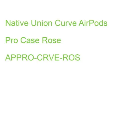 Native Union Curve AirPods Pro Case Rose APPRO-CRVE-ROS (4895200436218)