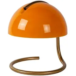 Lucide Tischleuchte Cato, Orange, Glas, 23.5x25x23.5 cm, RoHS, Reach, Schnurschalter, Lampen & Leuchten, Innenbeleuchtung, Tischlampen, Tischlampen