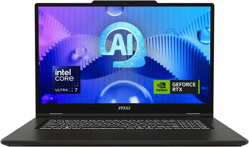 MSI Notebook "Venture Pro 17 AI A1UDXG-017" – Leistungsstark und elegant - Dieses 17,3" Notebook vereint modernes Design mit hoher Leistung für kreative Herausforderungen. Ausgestattet mit Intel Core Ultra 5 und 16 GB RAM, ist es der ideale Begleiter für geschäftliche Projekte und Multimedia-Anwendungen.