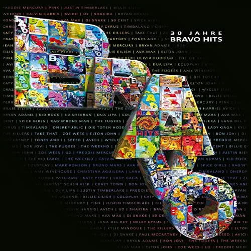 Various Artists 30 Jahre BRAVO Hits 4LP Black Vinyl Gatefold - Schallplatten-Edition zum 30-jährigen Jubiläum, hochwertige 4LP Black Vinyl im Gatefold-Design, ideal für Sammler und Musikliebhaber.