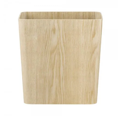 Blomus WILO Papierkorb | Eckiger 9L Holz Mülleimer für Büro & Bad - Haushaltszubehör mit ästhetischem Design aus hochwertigem Holz, vielseitig als Aufbewahrung für Zeitschriften und mehr einsetzbar.