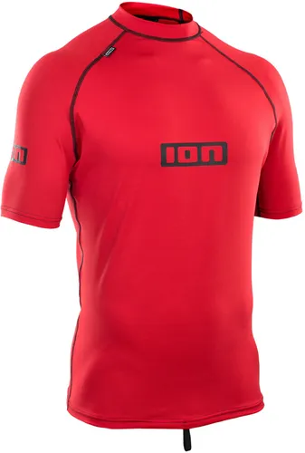 ION PROMO SS Lycra 2025 red - M - Lycras aus hochelastischem SpanFlex_UV-Jersey für hohen Tragekomfort, UV-Schutz und Scheuerstellen, ideal als Zusatzschicht unter dem Neoprenanzug.