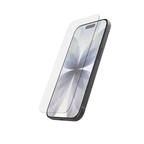 Hama Handy Schutzglas iPhone 17 (Displayschutz ultraklar Anti-Fingerprint, Montagehilfe, Vollschutz 9H ultradünn, case-friendly, kratzfest, Displayschutzglas iPhone stoßfest)