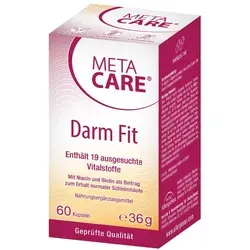 Meta Care Darmfit Kapseln 38 g - Unterstützung für die Darmschleimhaut - Nahrungsergänzungsmittel mit 19 Vitaminen und Mineralstoffen, vegan, gluten- und laktosefrei. Fördert die Gesundheit der Darmschleimhaut und schützt Zellen vor oxidativem Stress.