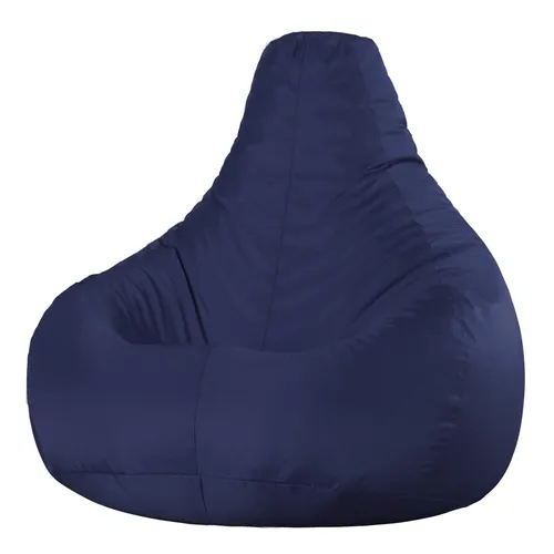 Veeva Sitzsack Outdoor und Indoor „Recliner“, navyblau - Wasserfester Sitzsack für Erwachsene & Kinder, ideal zum Entspannen und Gaming, Made in Germany, OEKO-TEX® zertifiziert.