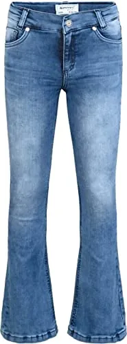 BLUE EFFECT Slim-fit-Jeans Flared Jeans high waist slim fit blau 146 - Kinderhosen, modische Flared Jeans im High Waist Slim Fit Design für einen trendigen Look und optimalen Tragekomfort.
