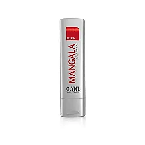 Glynt MANGALA Fire Red Color Fresh Up, 200 ml - Farbauffrischende Haarkur für intensiven Glanz und lebendige Nuancen. Ideal zur Pflege und Stärkung der Haare. Perfekt für strahlende Ergebnisse und sorgenfreies Volumen.