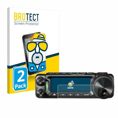 BROTECT Entspiegelungs-Schutzfolie für Yaesu FT-891 (2 Stück) Matte Displayschutz-Folie, Anti-Reflex, Anti-Fingerprint
