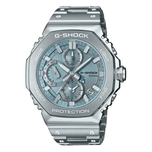 Casio G-Shock GMC-B2100D-1AER - Solaruhr für Herren - Armbanduhren für Herren mit robustem Stahlgehäuse, Solar-Chronographen-Funktion und 24 Monaten internationaler Garantie für höchste Zuverlässigkeit.
