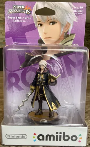 amiibo Figur - Robin No. 30 - Super Smash Bros. - Nintendo - Entdecke die amiibo Figur von Robin, ideal für Super Smash Bros. Sie erweitert dein Spielerlebnis und bietet einzigartige In-Game-Funktionen.