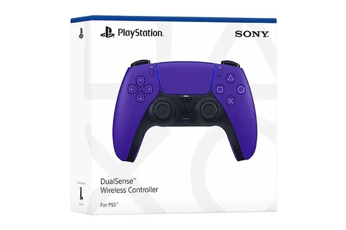 PS5 DualSense Wireless Controller Galactic Purple - Haptisches Feedback und adaptive Trigger für ein immersives Gaming-Erlebnis, kompatibel mit PS4 und PC