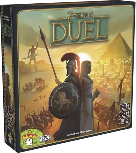 ADC Blackfire 7 Wunder des Welt Duell – Strategiespiel für 2 Spieler - Erlebe 7 Wonders of the World: Duel, das fesselnde Strategiespiel für 2 Spieler. Mit neuem Kartensystem, 3 Siegoptionen und innovativem Militärsystem bietet es stundenlangen Spielspaß.