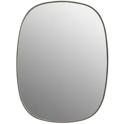 Muuto Framed Spiegel, small, taupe / glasklar