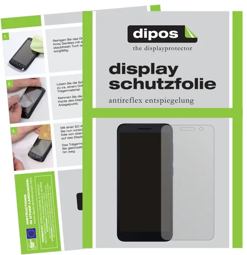 5x Schutzfolie für Alcatel 1 (2021) Display Folie matt Displayschutzfolie