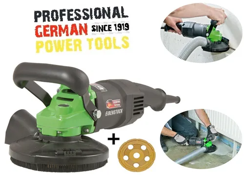 Eibenstock EBS 120.1 Betonschleifer 125mm - Schleifmaschine für präzise Betonbearbeitung mit 1400 W Leistung, ideal für Sanierungsprojekte und professionelle Anwendungen.