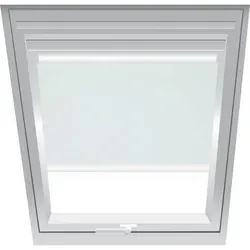 Roto Verdunklungsrollo Weiß 1-V01, 74x140 cm (7/14), 735 SR,Manuell,Roto,weiße Schiene