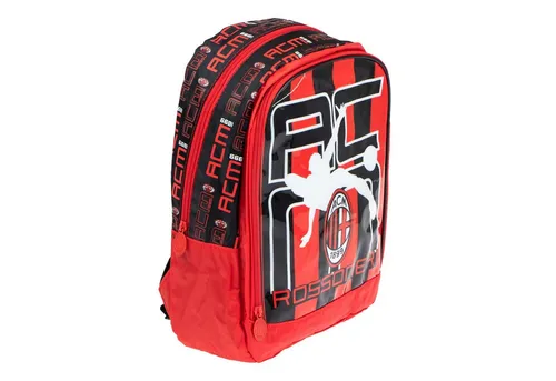 COFI 1453 Kinderrucksack A.C. Milan Fan Rucksack 36 cm Ideal für Schule und Ausflüge