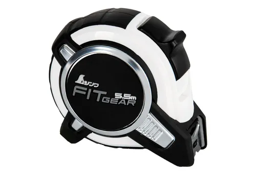 Shinwa 80529 FitGear Rollbandmaß 5,5m - Präzises Maßband aus Aluminium, hergestellt in Japan, ideal für Handwerker und DIY-Enthusiasten.