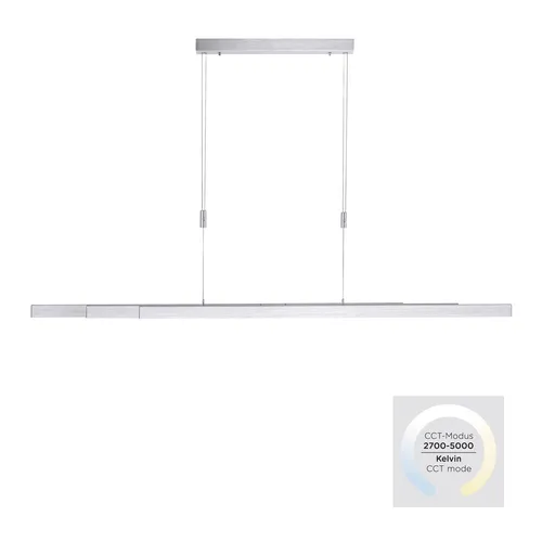 Paul Neuhaus LED-Pendelleuchte 3flg - ADRIANA - Moderne 3-flammige LED-Pendelleuchte mit 3x1650lm, dimmbar über Touchdimmer und Memoryfunktion, ideal für stilvolle Wohnräume.