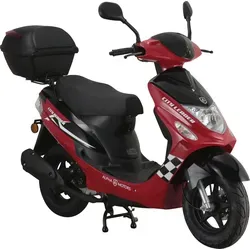Alpha Motors Motorroller CityLeader 50 ccm EURO 5 - inkl. Topcase, effizienter Viertaktmotor mit nur 2,8 l Verbrauch auf 100 km