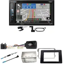 Pioneer AVIC-Z730DAB Navigation CD Einbauset für Nissan NV400 - Umfassendes Einbauset mit Pioneer AVIC-Z730DAB, DAB-Antenne und allen erforderlichen Adaptern. Genießen Sie kabelloses Apple CarPlay und digitales Radio für ein verbessertes Fahrerlebnis.