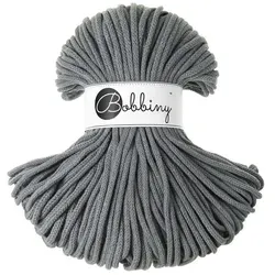 Bobbiny Premium 5 mm 100 m Steel Schnur - Grau