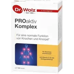 Proaktiv Komplex Kapseln 80 St - Nahrungsergänzung für Gelenke und Knochen. Die spezielle Formel kombiniert essentielle Nährstoffe und fördert die Unterstützung der Gelenk- und Knochenpflege. Ideal für die tägliche Ernährung.