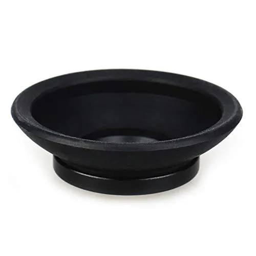 JJC Soft Silikon Okular Augenmuschel für Nikon Df D850 D810A D810 D800E D800 D700 D500 D5 D4S D4 D3S D3 D2Xs D2X D2Hs D2H F6 Ersetzt Nikon DK-19 Rundokular