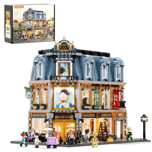 Brick Art Gallery Konstruktionsspielzeug - 3.400-teiliges Steckbaustein-Set für kreative Stadtleben-Modelle. Ideal für Bastelenthusiasten ab 16 Jahren und für endlosen Bau-Spaß.
