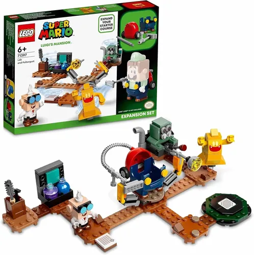 LEGO 71397 Super Mario Luigi’s Mansion: Labor und Schreckweg – Erweiterungsset - LEGO Erweiterungsset für Super Mario, ideal für kreative Spielstunden und um das Luigi’s Mansion Abenteuer zu erweitern. Altersempfehlung: 6+, fördert die Fantasie.