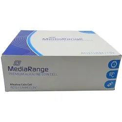 20x10 MediaRange Premium Alkaline Knopfzelle Batterien AG13 LR44 1.5 V