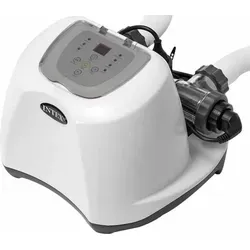 INTEX Krystal Clear ECO Salzwassersystem 26668GS - Poolzubehör mit automatischer Desinfektion ohne Chlor, ideal für Pools bis 26.500 L. Genießen Sie weiches, frisches Wasser und sparen Sie Kosten für Chlortabletten!