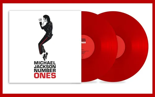 Michael Jackson "Number Ones" Rote Vinyl 2LP - Best-Of-Album - Erleben Sie die größten Hits von Michael Jackson auf dieser neuaufgelegten roten Vinyl-Doppel-LP. Versiegelt und im perfekten Zustand, ideal für Sammler und Fans!