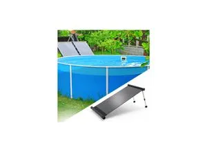 Solarkollektor Poolheizung für Swimming Pools - Umweltfreundliche Solarheizung für Pools bis 10.000 l, kostensparend und sofortige Heizleistung ohne Tank. Ideal für Einbaubecken, Quick-Up-Pools und Stahlwandbecken.