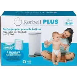 Umweltfreundlicher Korbell Windelkorb - Biologisch abbaubarer Windeleimer aus Kunststoff, ideal für umweltbewusste Eltern, die Wert auf Nachhaltigkeit legen.