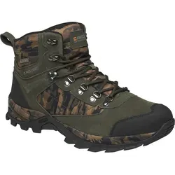 Prologic Angelstiefel Bank Bound Trek Boot Medium High Camo 44 - Leichter und flexibler Allround-Stiefel im Camo-Design mit atmungsaktivem Netzfutter und wasserdichter Membran. Ideal für Angler, die Komfort und Funktionalität schätzen.