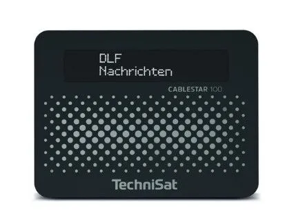 CABLESTAR 100 Digitalradio - Hifi-Tuner für unverschlüsselte digitale Radioprogramme, mit Favoritenliste für bis zu 9 Sender und zweizeiligem OLED-Display für aktuelle Senderinformationen.