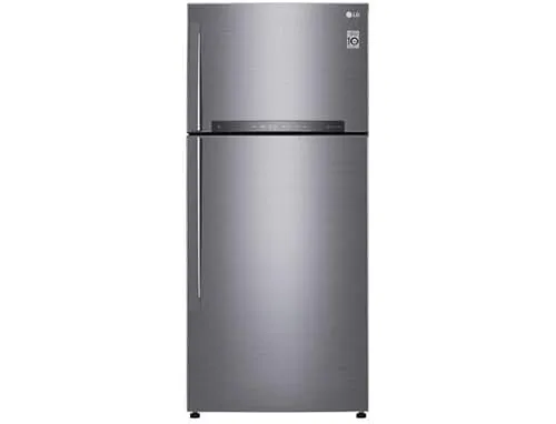 LG GTD7850PS1 Kombikühlschrank 506 l, Platin-Silber - Kombikühlschrank mit 506 l Volumen und innovativer Kaltlufttechnologie für gleichmäßige Kühlung. Mit Smart Diagnosis für einfache Fehlererkennung und LED-Beleuchtung für optimale Sicht.