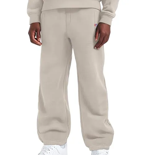 CUBAIANS Jogginghose Caonao Herren Baggy Pant - Herren-Stoffhosen in Beige, bequem im Loose Fit mit elastischem Bund und Tunnelzug, ideal für Freizeit und Sport.