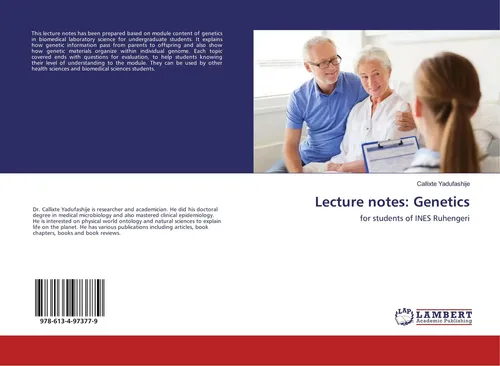 Callixte Yadufashije | Lecture notes: Genetics | Taschenbuch | Englisch (2018)