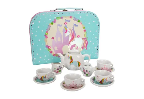GICO Spielzeug-Arztkoffer GICO Teeservice Einhorn – Spielset für kleine Teepartys - CH12102