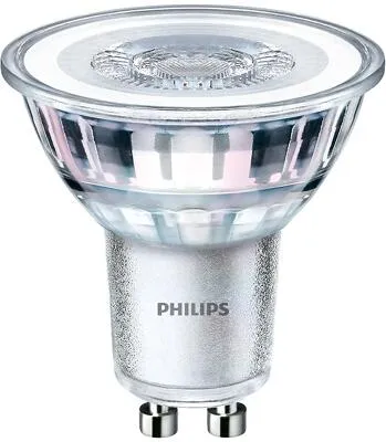 Philips Classic LED Spot, 3er Pack, GU10, 4,6W, 355lm, 2700K, klar (929001215223)