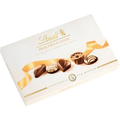 Lindt Pralines Classic Schokolade 125g - Schokoladenbonbons & Pralinen, exquisite Pralinenmischung von Lindt, perfekt für jeden Anlass und Liebhaber feiner Schokolade.