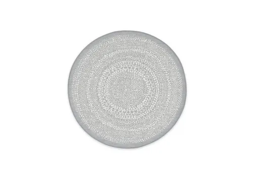 DomDeco Teppich Rund Fairy Circles, Ø120 cm - Teppich für Innen- und Außenbereich, strapazierfähig, UV-beständig und schimmelresistent – ideal für Terrasse, Garten, Küche und mehr!