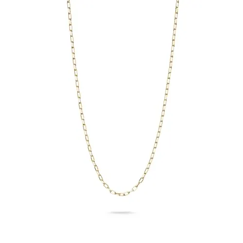 THOMAS SABO Paperclip-Kette KE2328-001-21-L45v,L70v - Modische Ankerkette aus recyceltem Silber 925, vergoldet, mit verstellbarer Länge. Ideal für festliche Anlässe und vielseitig kombinierbar!