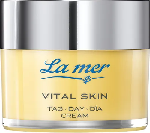 La mer Vital Skin Tagescreme o.P. 50ml - Tagespflege für normale bis trockene Haut, mit mineralstoffreichem Meeresschlick-Extrakt für intensive Feuchtigkeit und straffere Hautstruktur.