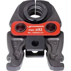ROTHENBERGER Wechselbacke Compact 12-32, V2 - 1000002134 - Sonstige Handwerkzeuge mit One-Finger-Operation für einfache Handhabung und sicherer Wechseleinsatzaufnahme, ideal für Kunststoffrohrsysteme von 12-32mm.